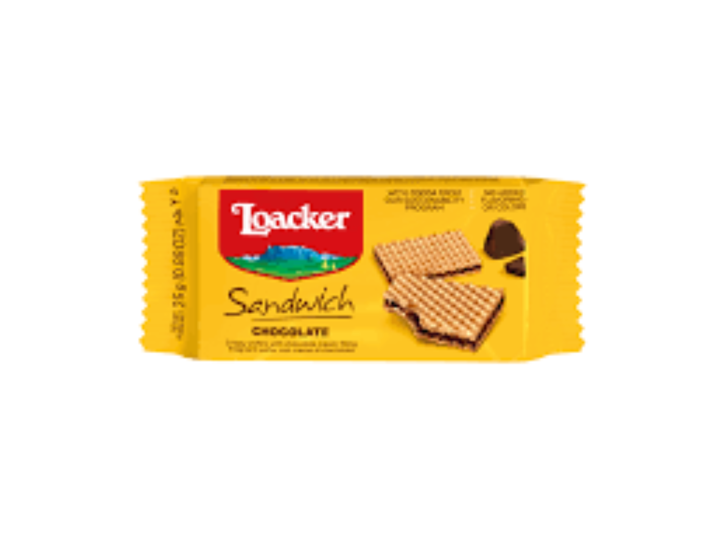 LOACKER SANDWICH  WAFER CHOCOLATE 75G